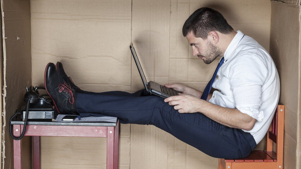 Image showing a person that doesn't use GxPReady Suite CMMS to try to work within budget constraints.