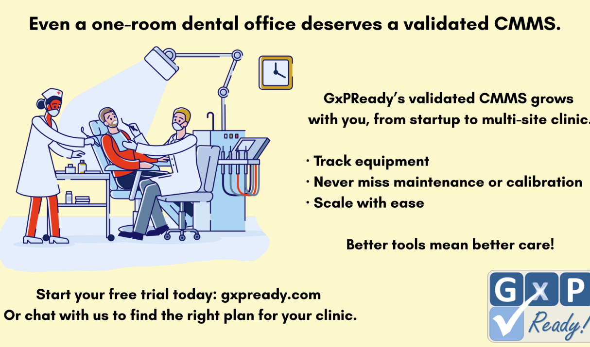 A Validated CMMS for Dental Offices